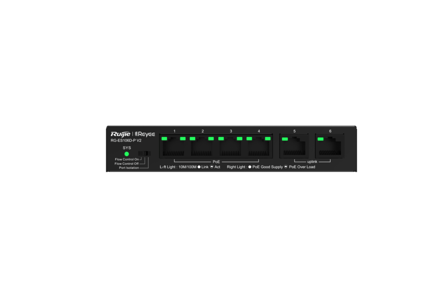 Reyee Router RG-ES106D-P-V2